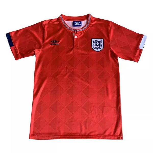 Thailande Maillot Football Angleterre Exterieur Retro 1989 Rouge